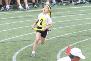 学習院初等科2年（'09年）リレー選手に　トラックを力走！