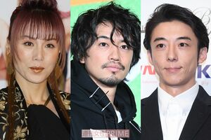 （左から）ピンク・レディーの未唯mie、斎藤工、高橋一生