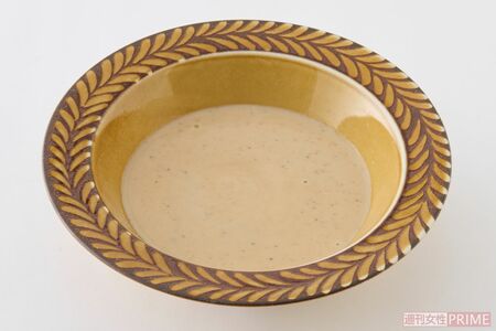 素材を生かしたスープポルチーニクリームのポタージュ