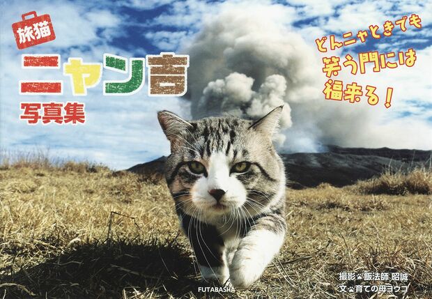 『旅猫ニャン吉写真集　どんニャときでも笑う門には福来る！』写真：飯法師昭誠　文：育ての母ヨウコ　発行：双葉社　定価：本体1200円＋税