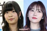 指原莉乃（左から2014年8月、2019年10月）