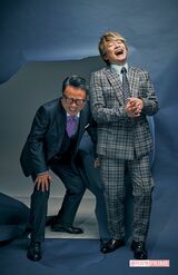 三谷幸喜と香取慎吾（'20年）　撮影／廣瀬靖士