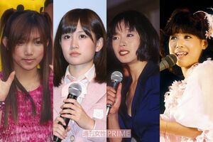 （左から）後藤真希、前田敦子、中森明菜、松田聖子