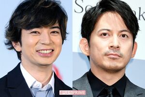 NHK大河ドラマ『どうする家康』で、家康を演じる主演の松本潤と、織田信長役の岡田准一