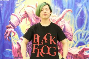 マスク未着用がきっかけで暴行事件を起こし逮捕された有田雄大容疑者(カードゲームHPより)