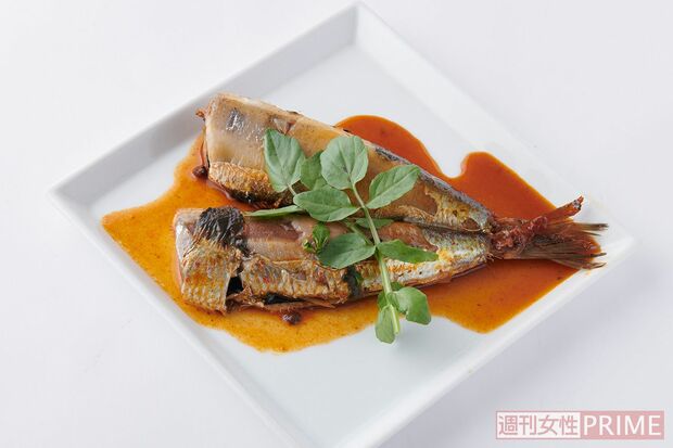 あまったつゆで煮魚。甘辛さが絶妙！（撮影／山田智絵）