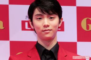 羽生結弦、ロッテ『ガーナ』のイベントにて（'15年）
