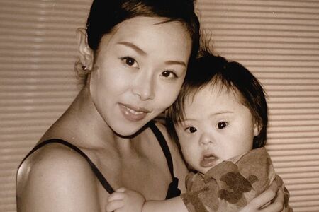 赤ちゃんがダウン症だと宣告され「人生終わったと思った」と振り返る　写真提供／金子エミさん