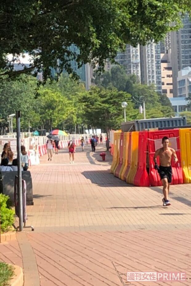 香港市内の様子（山本さん提供写真）