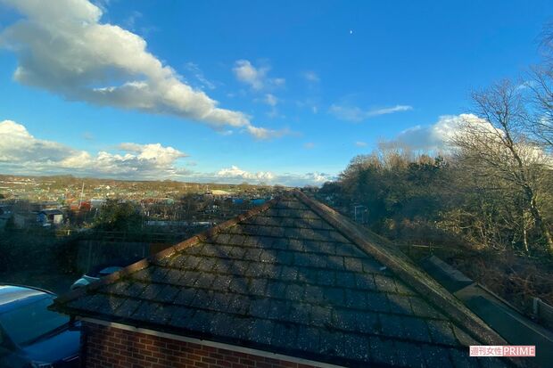 現在、海音さんが暮らす、ホームステイ先の窓から見た景色（写真／海音さん提供）