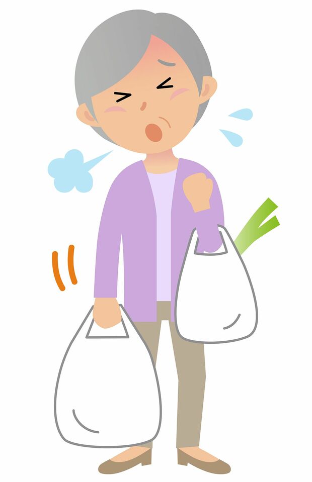 体力の消耗もなし　※イラストはイメージです