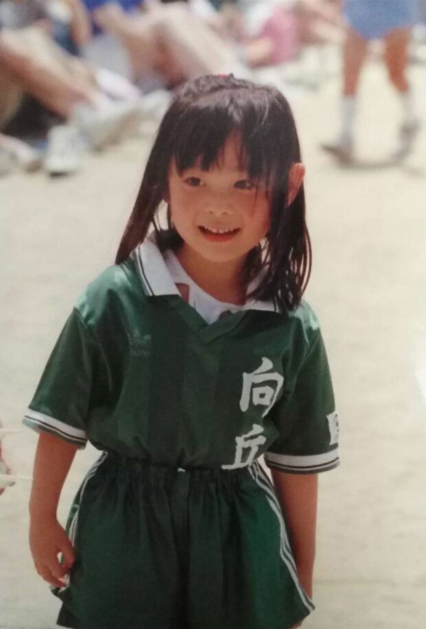 地元の小学校に通った。写真は3年生のころの牧野友香子さん
