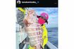 インスタのプロフィールにも“釣り師”と書くほどの釣り好き!(田中美佐子のインスタグラムより)