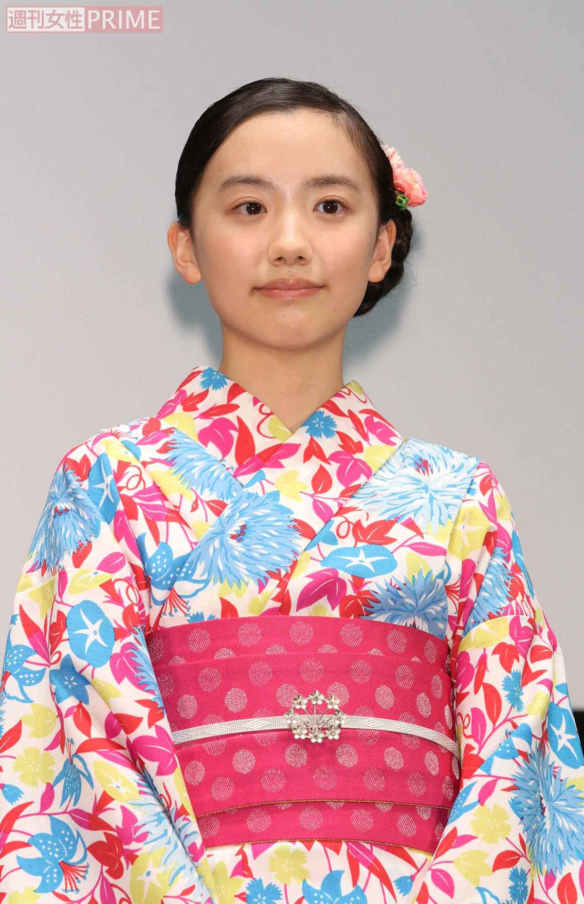 芦田愛菜の画像・写真 声優を務めた劇場版『ポケットモンスター』完成披露試写会で。当時14歳（2018年7月1日） 1枚目 週刊女性