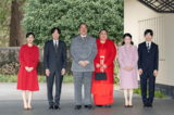 来日したトンガの皇太子夫妻と会話を楽しんだ秋篠宮ご一家（2026年２月24日、宮内庁インスタグラムより）