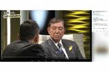 不機嫌そうに太田光を見つめる石破首相（『TBS NEWS DIG』公式Xより）