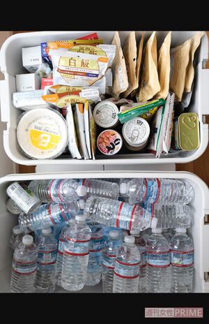 食料品や飲料水なども備蓄