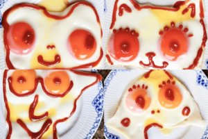 6月9日は“卵の日”！天才画伯大地真央の目玉焼きアートがスゴイ!!（大地真央・本人公式インスタグラムより）