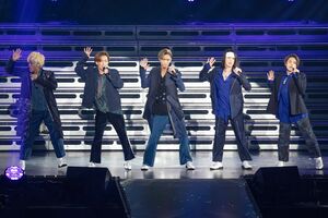 アンコール含めて全38曲を歌い切ったA.B.C-Z（撮影／北村史成）