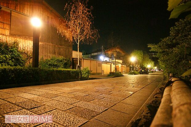 週末の夜だが閑散としている