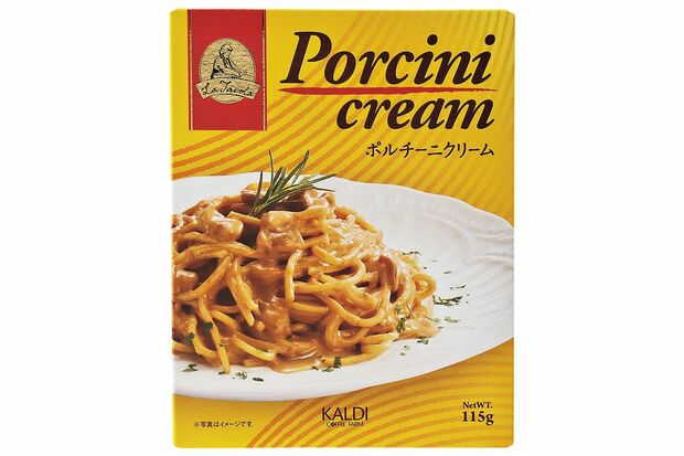【カルディおすすめ商品（16/20）】ラ・ターボラパスタソースポルチーニクリーム115g（1人前）／415円