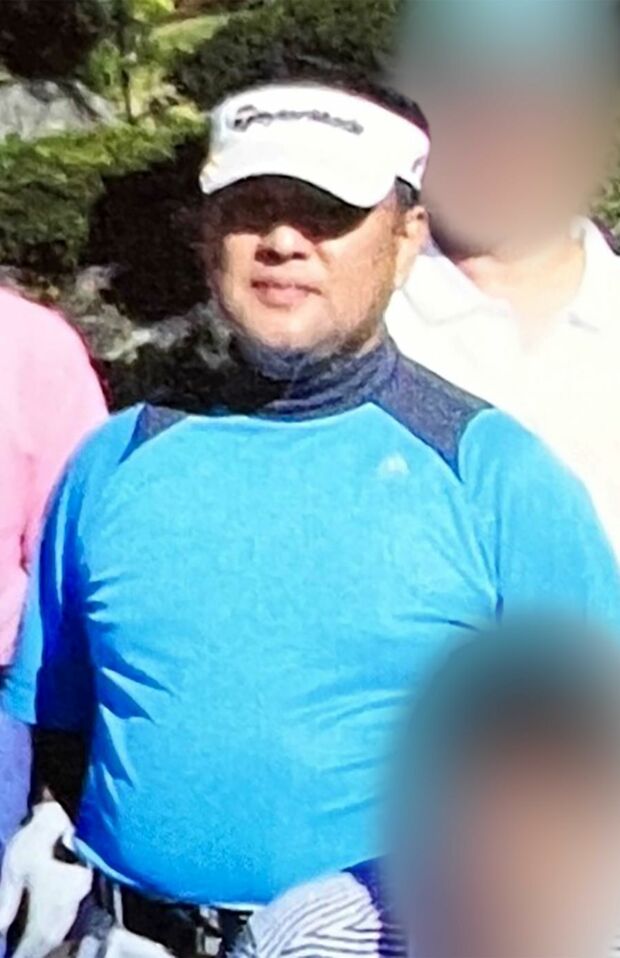 十数年前、ふくよかだったころの瀬川好一容疑者（知人提供、一部加工しています）