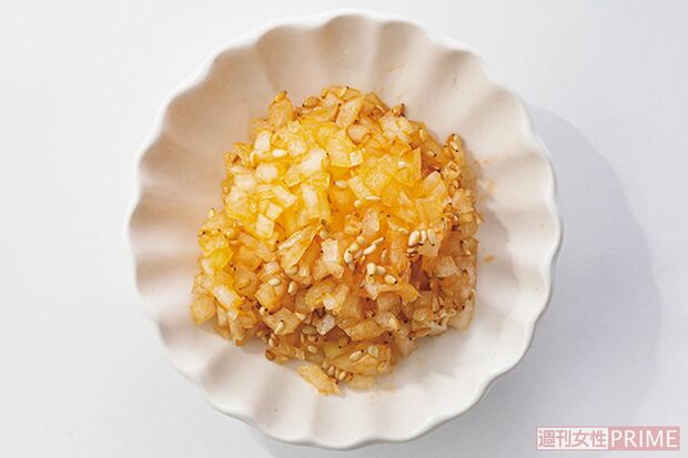 玉ねぎラー油（撮影／廣瀬靖士）