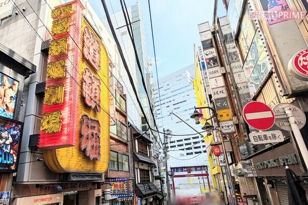 ドラマの舞台となるストリップ劇場のモデルとなっている渋谷道頓堀劇場 撮影/編集部