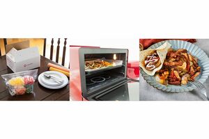 『ヘルシオデリ』は、ネットで手配した食材をトレーに置いて、ボタンを押すだけでプロの味を再現