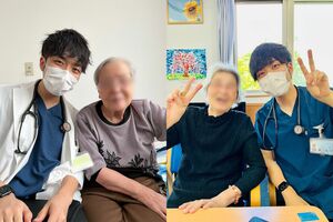 総合診療科で日々高齢者を診察する舛森先生