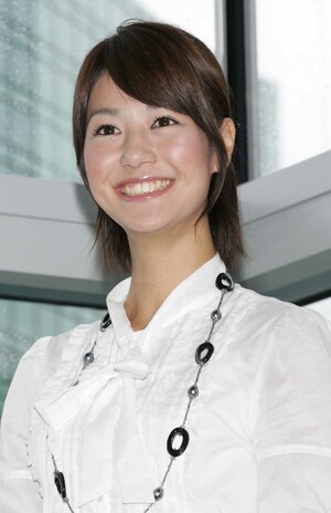 入社1年目の初々しい夏目三久アナ。『おもいッきりイイ!!テレビ』記者会見にて（2007年9月12日）
