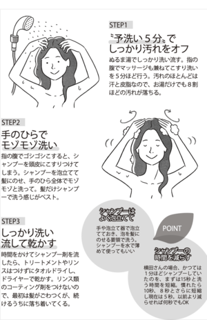 こんなに簡単！減シャンのやり方3ステップ