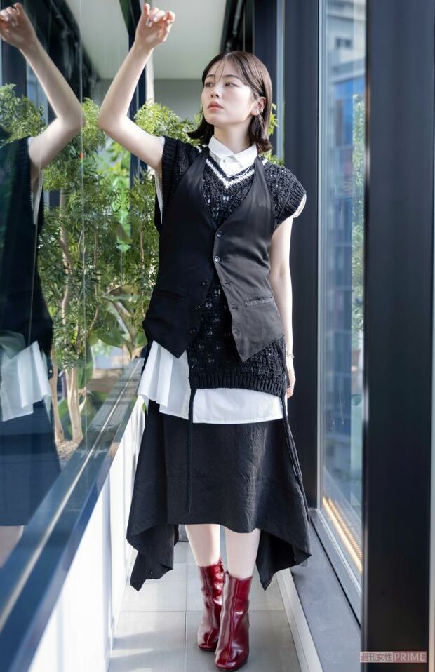 小芝風花 撮影/齋藤周造、ヘアメイク/青山佑綺子(BOND)、スタイリング/小川未久