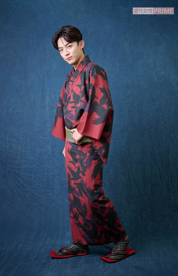 辰巳ゆうと　撮影／渡邉智裕衣装協力／男の着物藤木屋