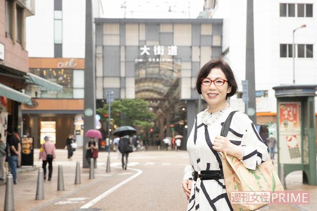 松山市にある大街道商店街は、よく訪れる場所だという。近くには松山城などのスポットもある　写真／北村史成