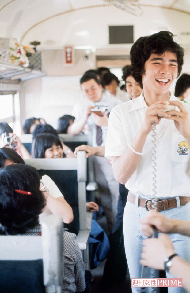 1975年、ファンの集いで那須高原へ　撮影／週刊女性写真班