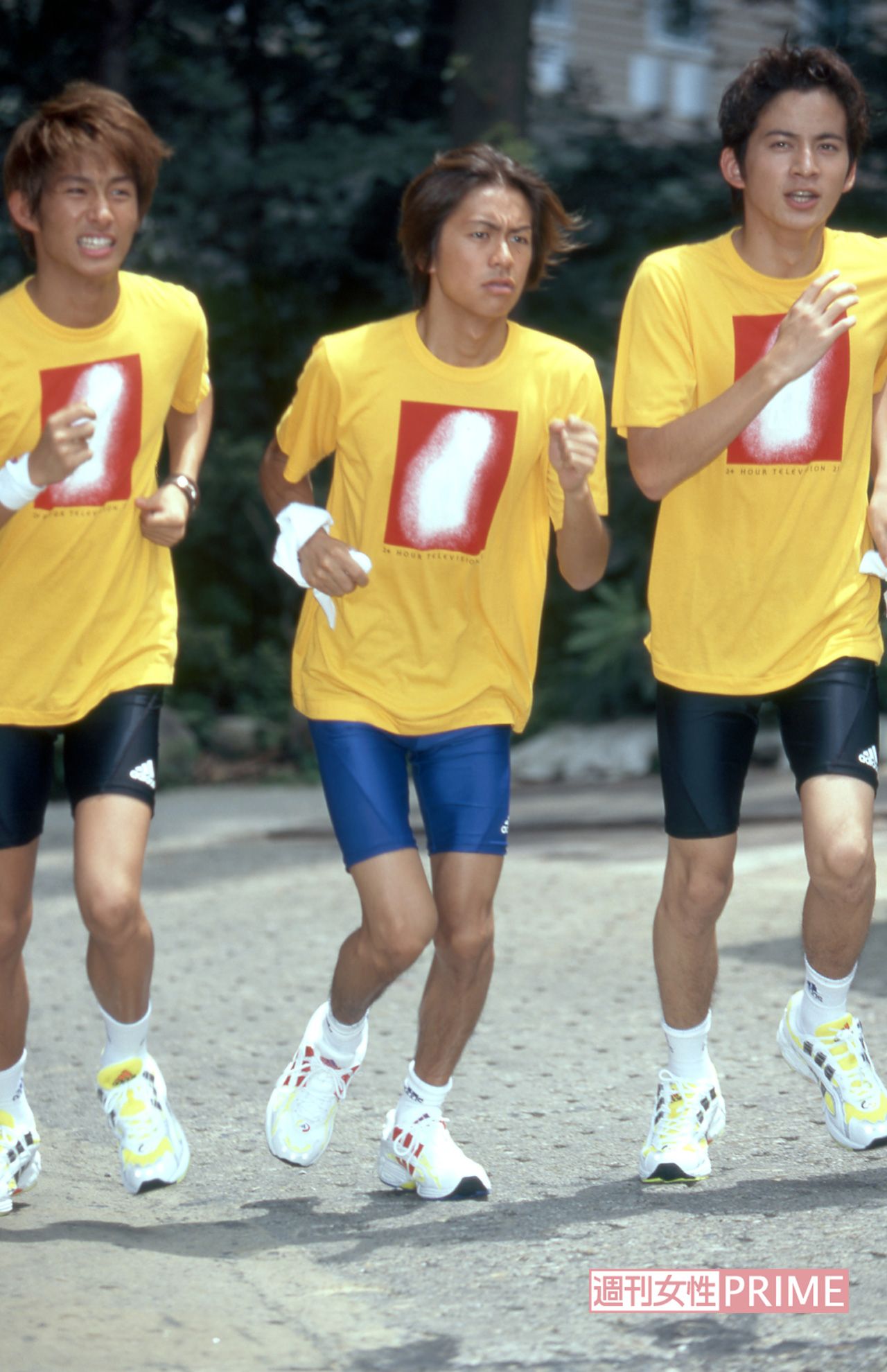三宅健の画像 写真 98年の日本テレビ系 24時間テレビ でチャリティーマラソンランナーを務めたv6 17歳の岡田はやせ細く 1枚目 週刊女性prime
