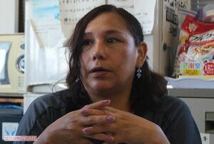 日本に来てから働きずくめだと話すロサレスさん。娘を保育園に預け夜勤もこなした