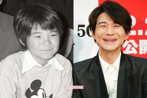 吉岡秀隆（左は40年前）