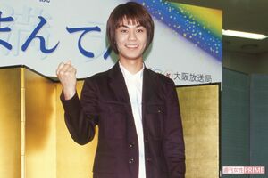 2002年、朝ドラ『まんてん』の会見。撮影を前に「今からハラハラドキドキです」（5月7日）　撮影／週刊女性写真班