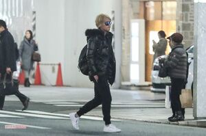 颯爽と銀座の街に降り立つ手越祐也（'17年）