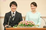 今後の議論次第では、小室圭さんが皇室入りする可能性も!?（'17年9月・婚約内定会見）