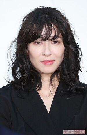 NHK朝ドラ『スカーレット』新キャスト発表会見での水野美紀（'19年）