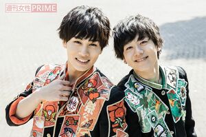 (左)寺坂頼我、(右)横山統威 撮影/廣瀬靖士