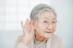 聴き取る力が衰えてきたシニアは、孫など声の高い人との会話もトレーニングになる