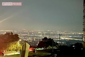 台湾への出稼ぎで“宿泊先兼仕事場”から見えた夜景（A子さん提供）