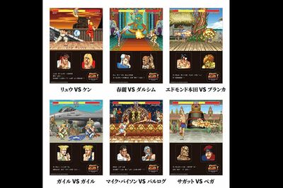 【ガイルVSガイル】はあれども、コラボステッカーには「ザンギエフ」の姿はなく(ローソン公式HPより)