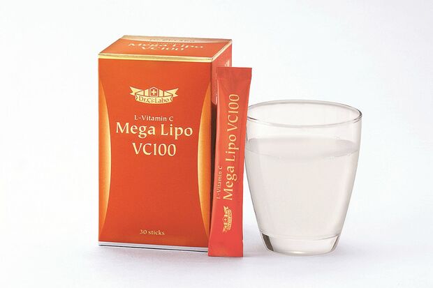 忙しくても簡単にビタミンCの補給が可能な「メガリポVC100」