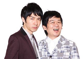  人力舎所属のお笑い芸人・ザンゼンジのふたり。 左が三福英敬（みふく・ひでたか）、右が 武田裕司（たけだ・ゆうじ）