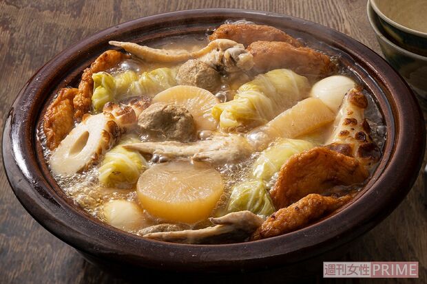 小林まさみさん＆まさるさんの「手羽先と具なしロールキャベツのおでん」（撮影／廣瀬靖士）